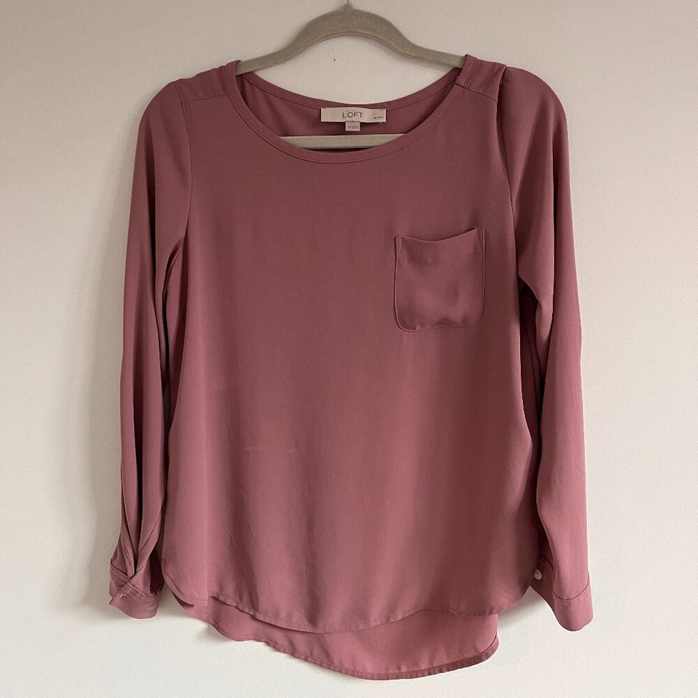 Mauve Blouse, The Loft - Medium